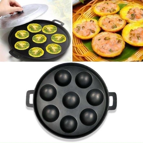 Khuôn làm bánh khọt 8 lỗ chống dính- O103 [BH: None]