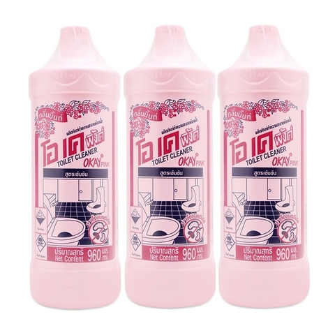 Nước tẩy rửa bồn cầu TOLET thái lan OKAY PINK / AIRLIFE 960ML [BH: NONE]