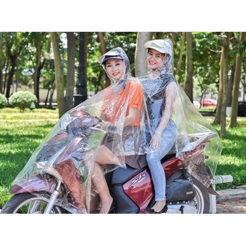 Áo mưa trong suốt 2 đầu [BH: NONE]