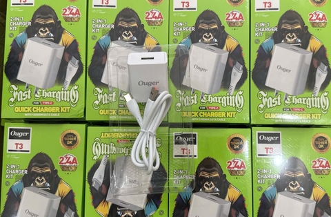 Bộ sạc nhanh 2.4A Kingkong T3 Type C (cóc 1 cổng usb, cáp usb ra type c (a-c) [BH: 3 Tháng] 59