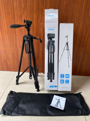 Giá đỡ kẹp điện thoại Tripod 3366 loại 1 xịn 3 Chân máy chụp ảnh cao 1.5m loại 1 [BH 1 tuần]