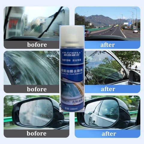 Chai xịt vệ sinh Kính xe hơi nano, chống bám nước lên kính [BH: None]