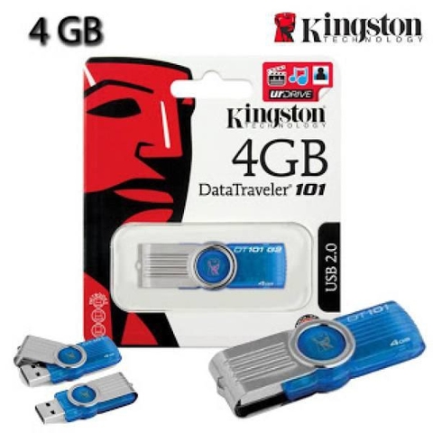 USB 4Gb KINGSTON DT101-G2 NHỰA 2.0 [BH 1 năm]