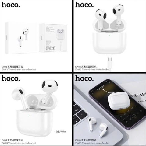 Tai nghe bluetooth HOCO EW83 mẫu tai nghe Airpods PRO3 siêu đẹp [Bh 1 Năm]