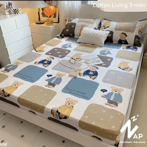 Bộ chăn ga gối 160x200cm - Chăn mền, ga bọc gối giường ngủ