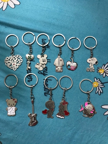 Móc khoá inox nhiều hình Cute @dma, 1C2,8