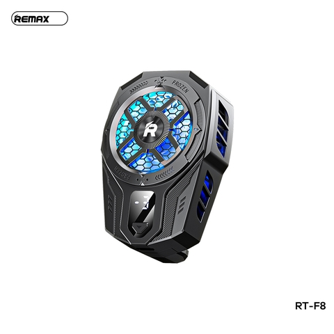 FAN TẢN NHIỆT SÒ LẠNH REMAX RT-F8 CÓ LED SIÊU ĐẸP CHO ĐIỆN THOẠI CHÍNH HÃNG [BH: 1 NĂM]