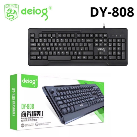 Bàn phím có dây DEIOG DY-808 giả cơ dành cho dân văn phòng siêu đẹp chính hãng [BH 1 Năm]