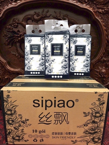 Thùng 10 gói khăn giấy Gấu trúc đen 1300 tờ treo tường [BH: NONE]