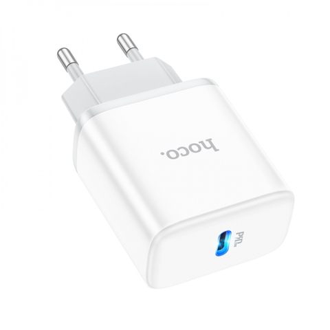 Cóc sạc nhanh 20w Hoco C104A 1 cổng type c cho iPhone 11 12 13 Pro Max chính hãng [BH 1 năm]