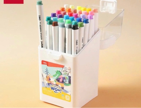 Hộp 24 bút lông màu Acrylic DL192.24[BH: None] 1l1