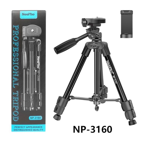 Giá đỡ kẹp điện thoại Neepho NP-3160 3 chân Tripod xịn