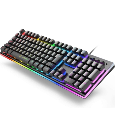 Bàn phím có dây giả cơ WEAVER 020 nền bàn phím màu RGB chống thấm nước chính hãng [BH 6 tháng]