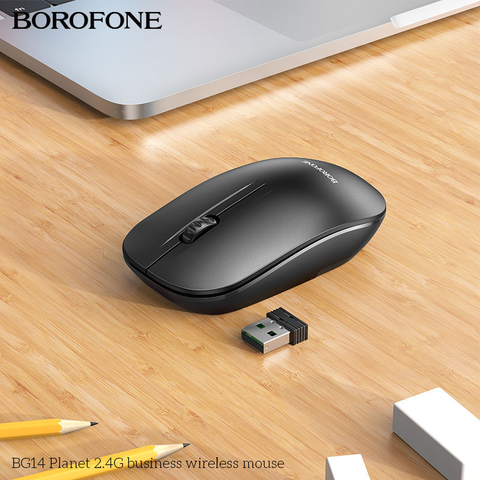 Chuột không dây BOROFONE BG14 mẫu văn phòng chính hãng [BH 1 năm]