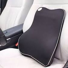 Gối tựa LƯNG cao su non trên xe hơi (nâu / xám) [BH: NONE]