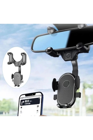Giá đỡ kẹp điện thoại gắn gương chiếu hậu Phone Holder Ô tô / xe hơi LD-6