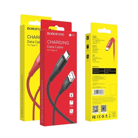 Cáp sạc Borofone Bx29 Type C (usbA- Type c); (a-c)