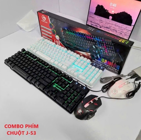Combo phím chuột CÓ DÂY Game&Mix J-53 có led siêu đẹp [BH: 6 Tháng]