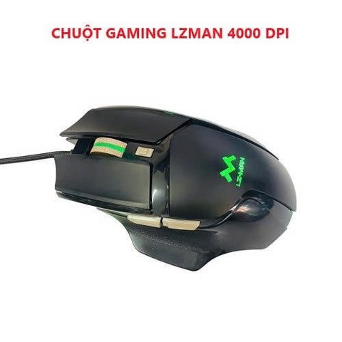 Chuột có dây Gaming LZ-MAN có led 4000DPI siêu đẹp chuyên nghiệp [bh 12 tháng]
