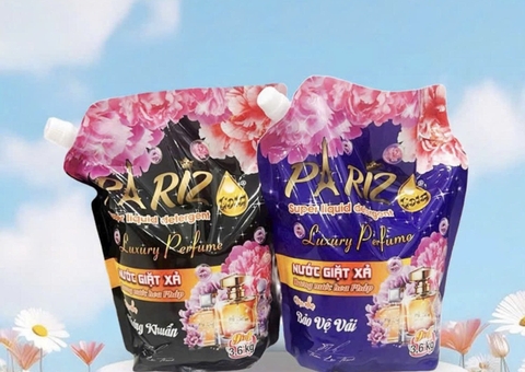 Thùng 2 túi nước giặt xã 5IN1 Pariz (3.6kg/1 túi) hương nước hoa [BH: NONE]