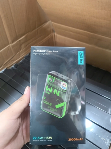 Pin sạc dự phòng Phantom sạc nhanh P62W