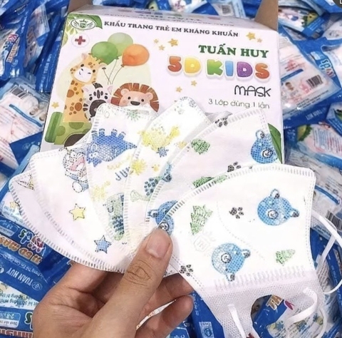 Combo 10 khẩu trang y tế 5D cho bé TuanHuy/ TuanAnh [BH: None]