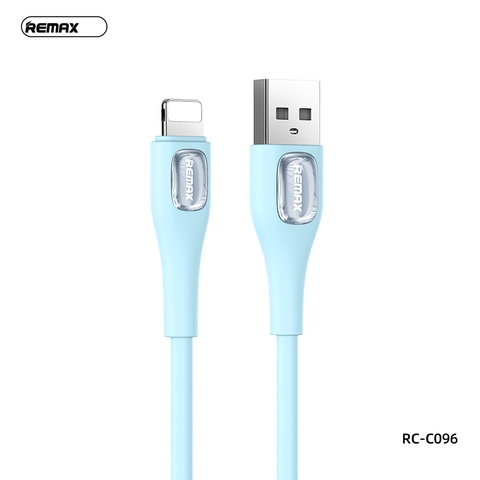 Cáp sạc nhanh 2.1A Remax RC-C096 iPhone Lightning (a-l, usb ra Lightning iphone) 1m chính hãng [BH: 1 NĂM]
