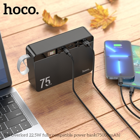 Pin sạc nhanh 22.5w HOCO J94 75.000mAh dự phòng chính hãng [BH 1 năm]