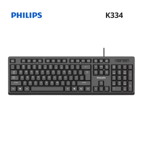 Bàn phím có dây philips K334 [BH: 6 THÁNG]