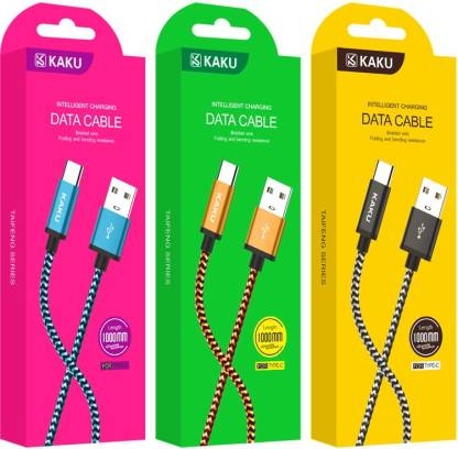 Cáp Sạc Nhanh usb ra Type C KAKU KSC-107 Dây Dù 1M Chính Hãng [BH 6 tháng]