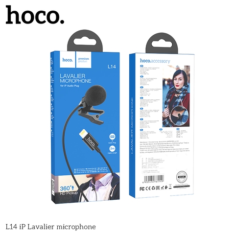 Micro cài áo HOCO L14 Chui Lightning iPhone tiện lợi