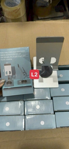 Giá đỡ điện thoại L2 xoay 360 độ chất liệu nhôm cao cấp siêu chắc chắn