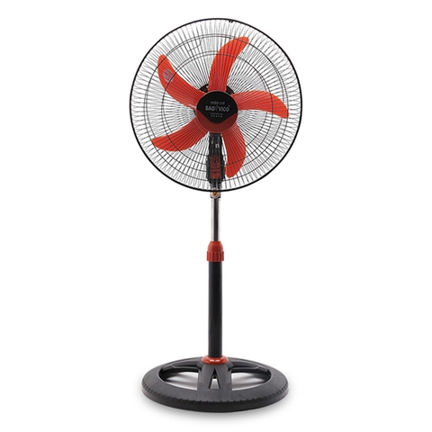 Quạt điện đứng lỡ công nghiệp đường kính 44cm 5 cánh cam [BH 1 tháng]