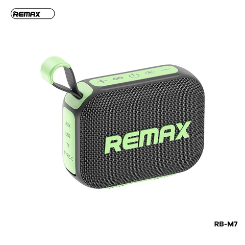 Loa bluetooth REMAX RB-M7 công suất 10w pin 2000mAh siêu trâu có móc siêu đẹp [Bh 1 Năm]