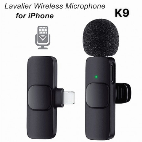 Micro thu âm GT-K9 iPhone (1 mic) [BH: 1 THÁNG]