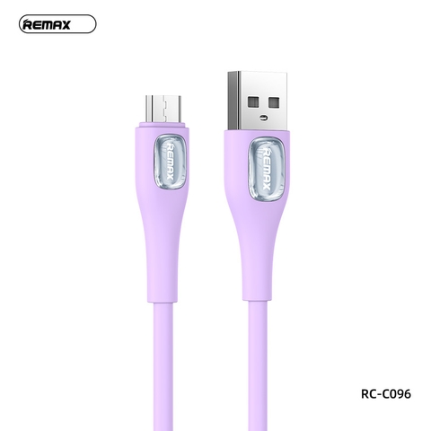 Cáp sạc nhanh 2.1A Remax RC-C096 micro (a-m, usb ra samsung micro) 1m chính hãng [BH: 1 NĂM]