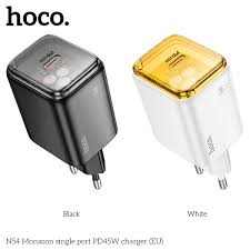 Cóc sạc HOCO N54 sạc nhanh 45w cóc 1 cổng Type C chính hãng