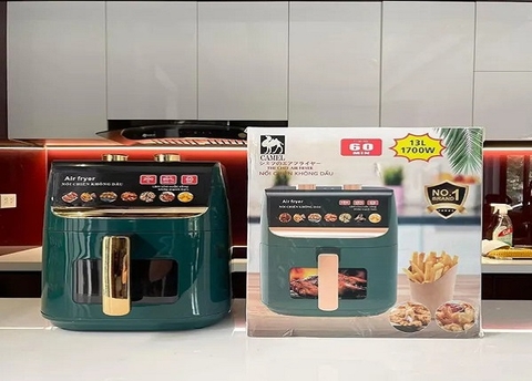 Nồi chiên không dầu Camel/ Air Fryer 13L 1700W [BH: 1 THÁNG]