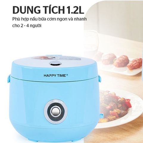 Nồi cơm điện Happy Time 1.2L (1200ml) chính hãng [BH 1 tháng]