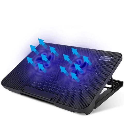 Fan đế tản nhiệt laptop N99 đế nâng loại 2 quạt [BH: 1 tháng]