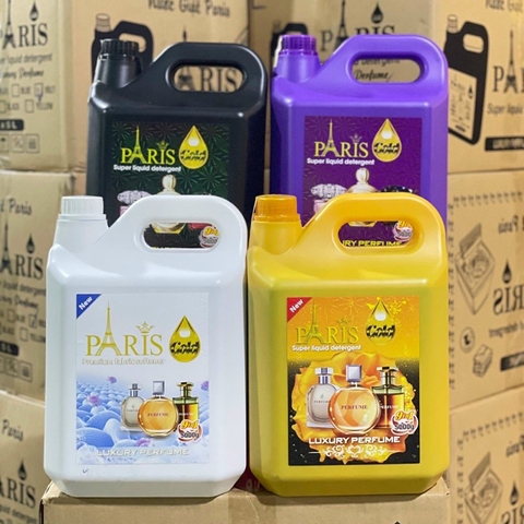 1 CAN Nước Giặt Xả Paris 5 Lít Hương Nước Hoa Pháp (Có Tem Loại 1, Thùng 5 Can) [BH: NONE]