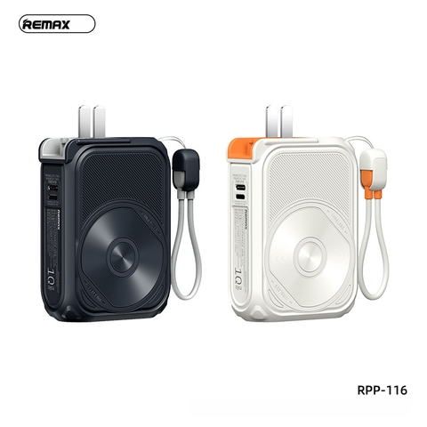 Pin sạc nhanh không dây 22.5w Remax RPP-116 10.000mAh dự phòng PD 22.5w QC3.0 chính hãng [BH: 1 NĂM]