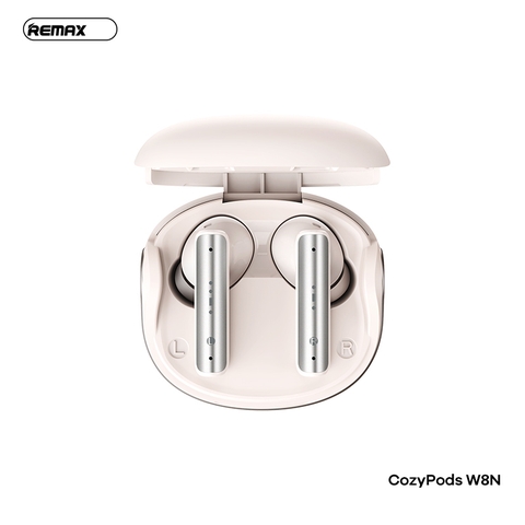 Tai nghe bluetooth REMAX COZYPODS W8N V5.3 TWS kiểu dáng airpods true wireless chính hãng [BH 1 năm]