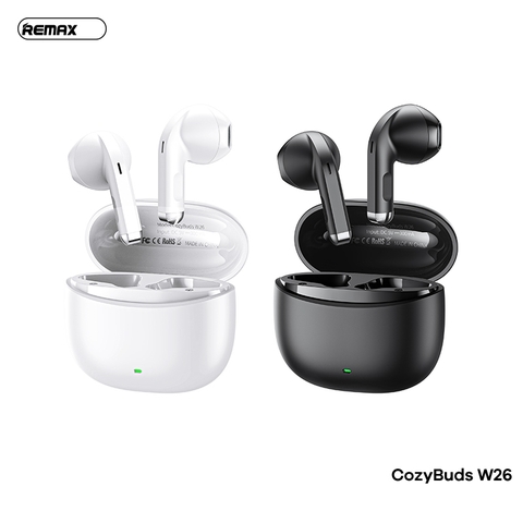 Tai nghe bluetooth REMAX Cozybuds W26 kiểu dáng airpods chính hãng [BH 1 năm]