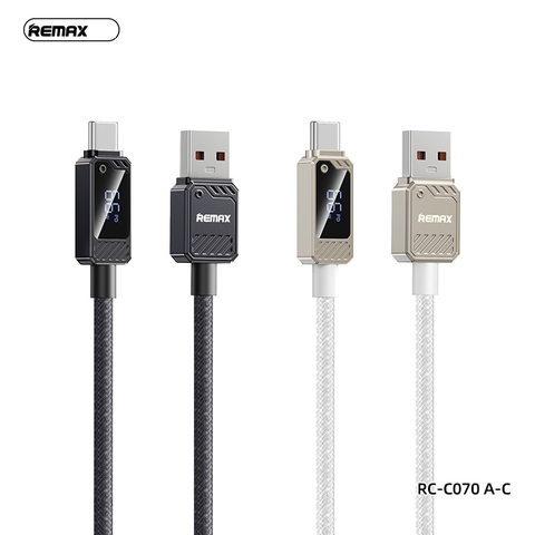 Cáp sạc nhanh 66w Remax RC-C070 usb ra Type C (a-c) dài 1.2m  chính hãng [BH: 1 năm]