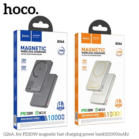 Pin sạc dự phòng không dây Hoco Q26A PD20W 10.000mah chính hãng [BH 1 năm]