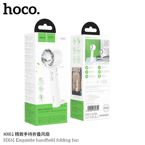 Quạt cầm tay HOCO HX61 gấp gọn