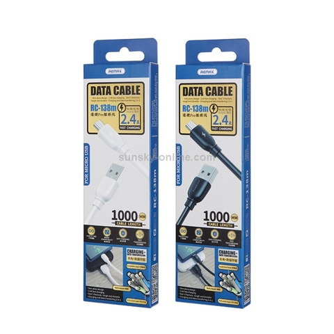 Cáp sạc nhanh samsung REMAX RC-138m chui MICRO chính hãng [BH 1 năm]