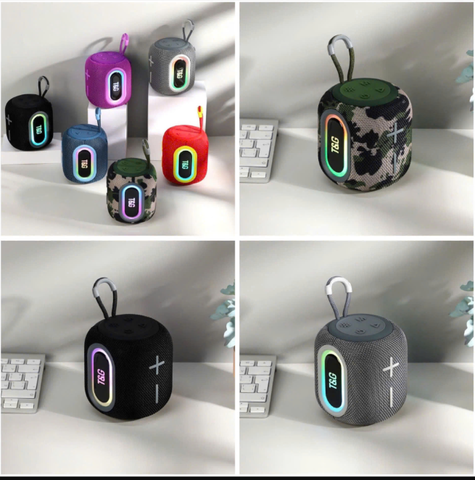 Loa bluetooth T&G TG-664 loa mẫu tròn cầm tay có quai xách kèm đèn led siêu đẹp [BH 6 Tháng]7