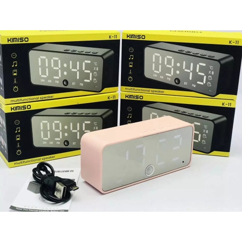 Loa bluetooth K12 có đồng hồ [BH: 3 THÁNG]